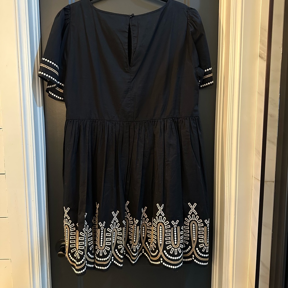 Madewell embroidered mini dress